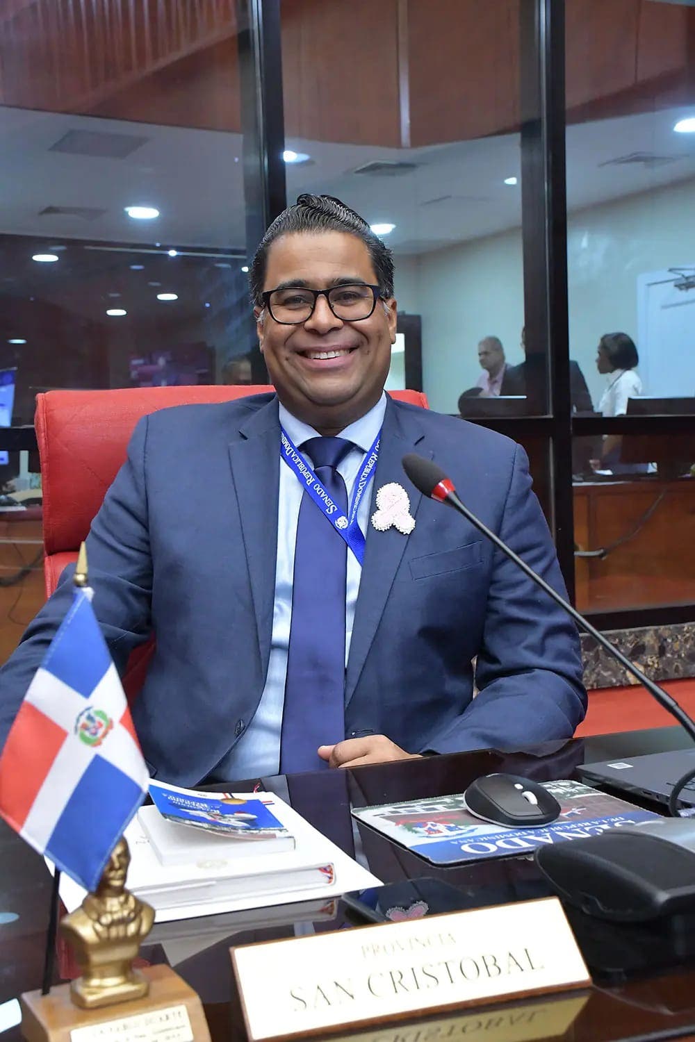 Franklin Rodríguez senador de San Cristóbal aspira a dirigir la alcaldía del DN