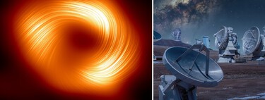 Telescopios de todo el mundo trabajaron juntos en esta imagen: el agujero negro de la Vía Láctea y sus campos magnéticos