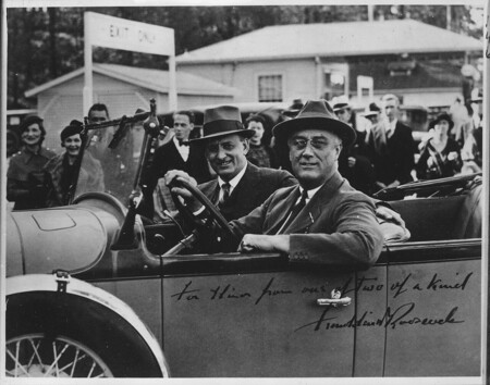 Franklin D Roosevelt And Henry Morgenthau Jr Nara 195619