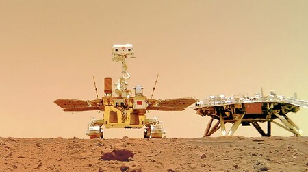 El rover chino Zhurong en Marte