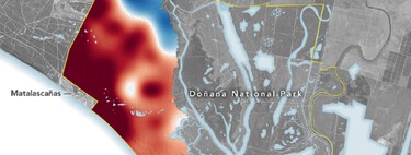 Que Doñana parezca un páramo no sólo es cosa de la sequía. Este dramático mapa de la NASA lo explica 