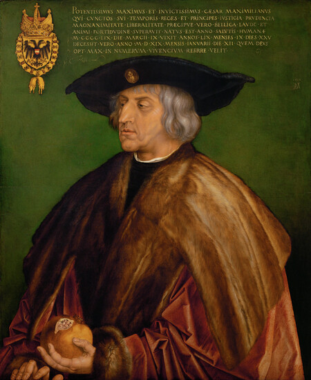 Maximiliano I de Habsburgo | Retrato de Alberto Durero (1519)