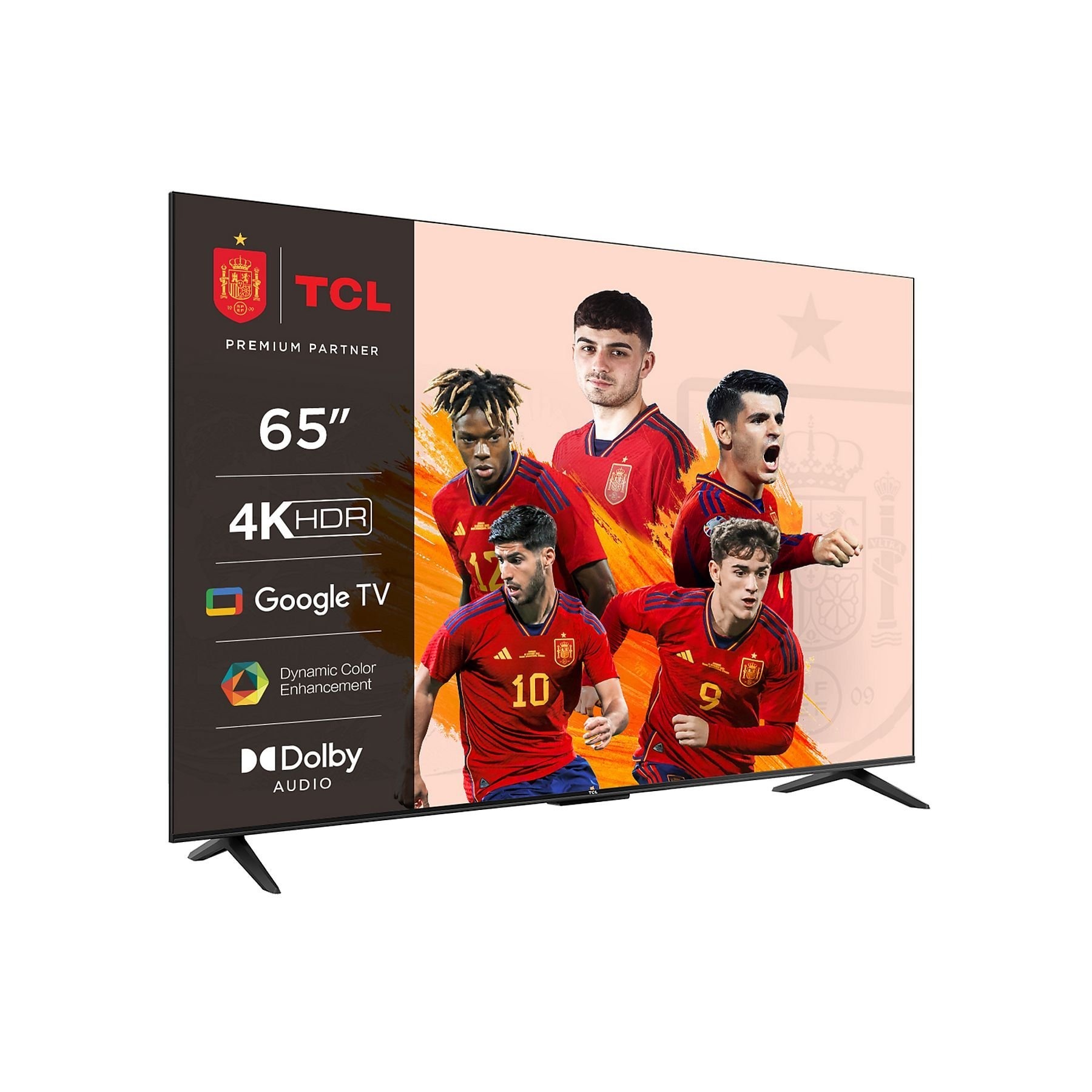 TV LED 65" - TCL 65P635, LCD, 4K HDR TV, Google TV, Control por voz, Smart TV, Dolby Audio, HDR10