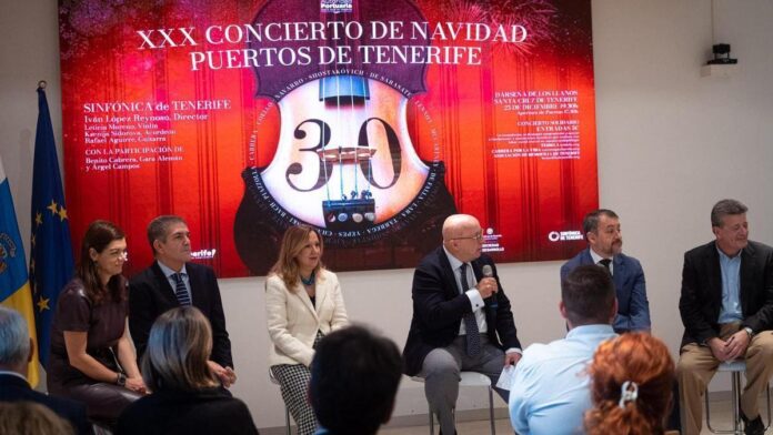 Rueda de prensa del XXX Concierto de Navidad Puertos de Tenerife