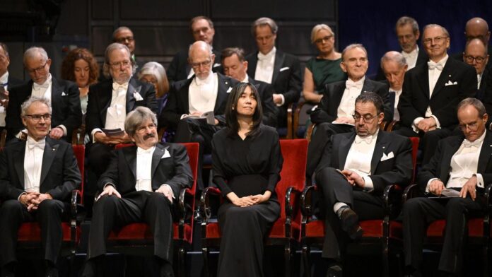 Ceremonia de entrega de los Nobel, este martes en Estocolmo.