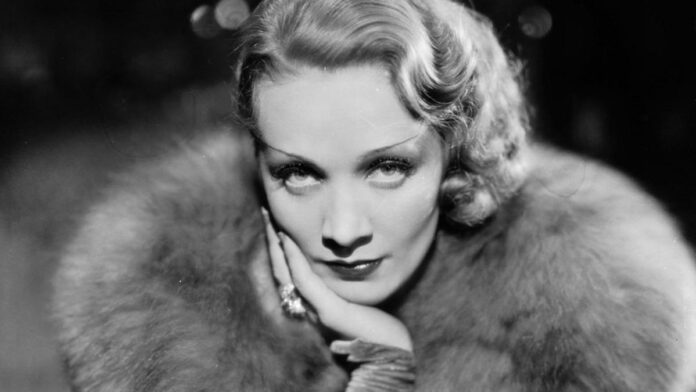 Marlene Dietrich.