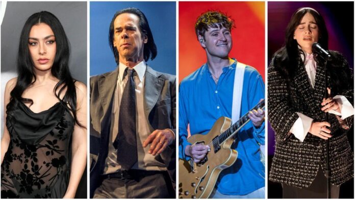 Charli XCX, Nick Cave, Vampire Weekend y Billie Eilish.