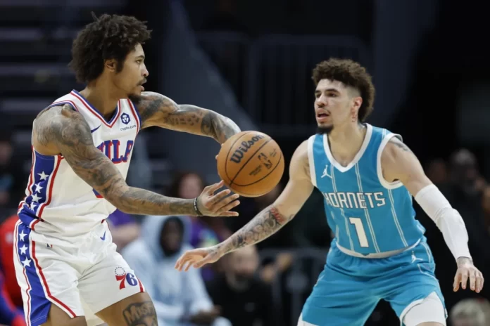 Maxey anota 40, George suma 33 y los 76ers superan a los Hornets